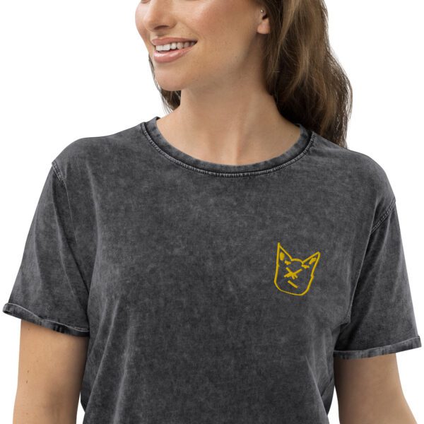 camiseta con dibujo de gato