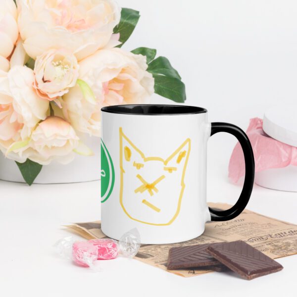 taza con dibujo de perro y gato daanddi